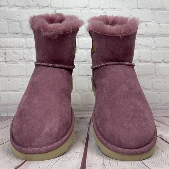 Ugg Urchin Flex Bailey Mini Suede Shearling Boots Women’s Size 7 (S/N 1121622) - Picture 5 of 10